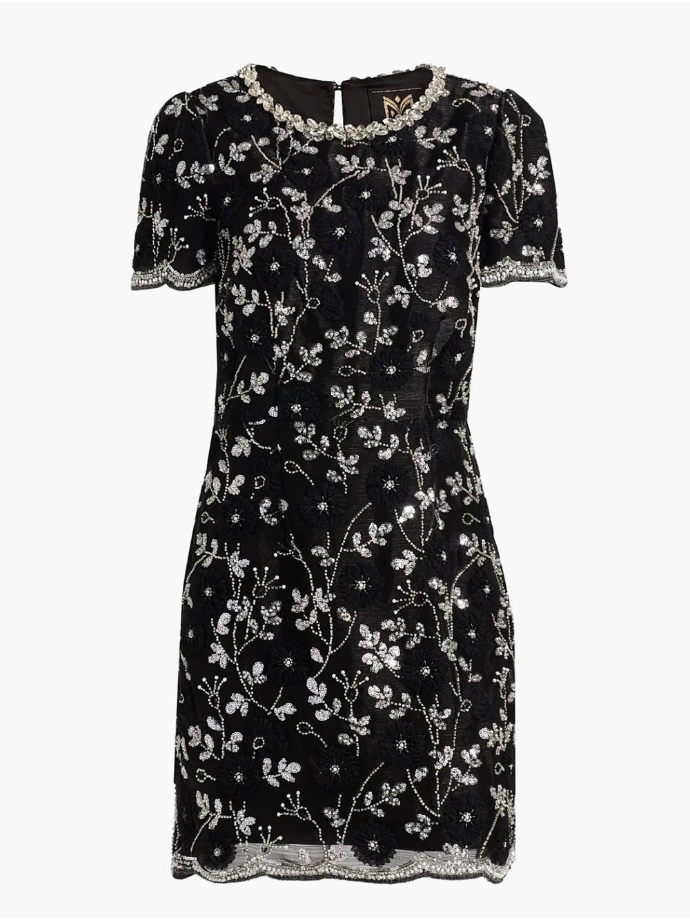 Milly Daisy Sequined Floral Minidress size 8